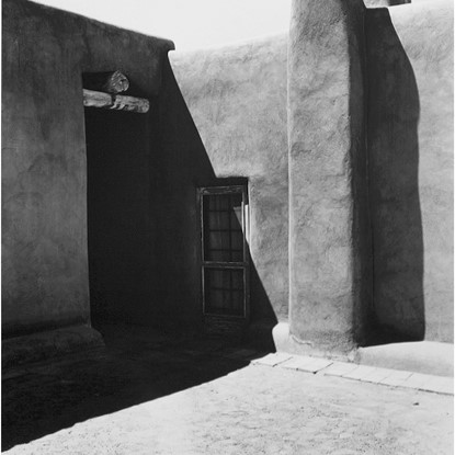 Massive New Mexican Architecture, Abiquiu, New Mexico by Myron Wood