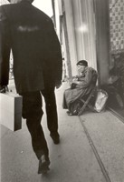 Hanson, Andy, Blind Lady on Elm Street, Dallas, Texas