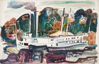 Chapin, Francis, Untitled (White Show Boat)