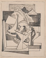 Kinzinger, Edmund D., untitled (Abstract Still Life and Landscape)