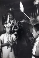 Wood, Myron, Young Dancer, Taos Pueblo, 1964