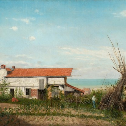 Untitled (House by the Sea) by G. Charpentier