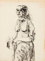 Spruce, Everett Franklin, Untitled (Woman Holding Object)