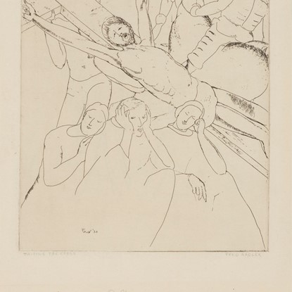 Raising the Cross by Fred Nagler