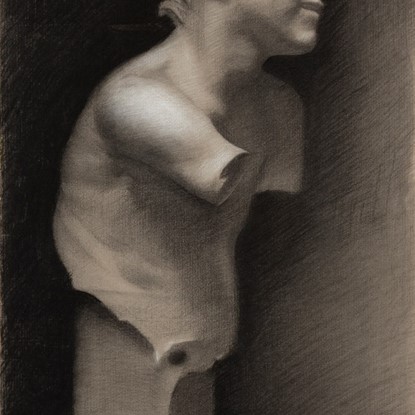 Study for "Faun" by Ron Cheek