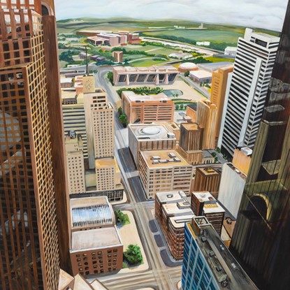 Ervay Street Meets the Plains by Wanda Lou Raymond