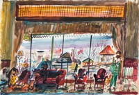 Chapin, Francis, Untitled (Hotel Lobby)