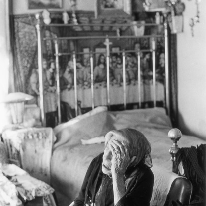 Mrs. Santana, Upper Chama, New Mexico by Myron Wood