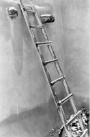 Wood, Myron, Ladder In Winter, Abiquiu, New Mexico