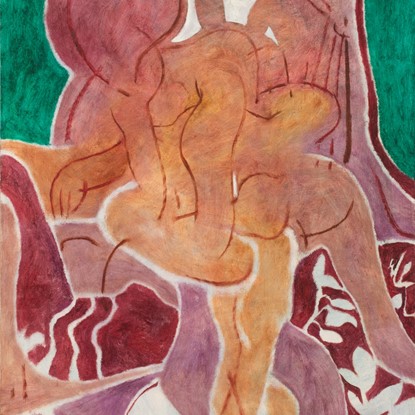 Interior with Figures by Otis Huband