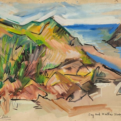 Gay Head at Martha's Vineyard by Marjorie E. (Johnson) Lee