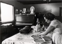 Wood, Myron, Woman Baking Pies, Lone Pine Inn, Colorado