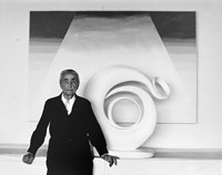 Wood, Myron, O'Keeffe Standing in Studio, Abiquiu, New Mexico