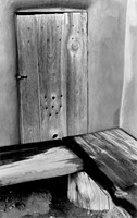 Wood, Myron, Bench Corner, Abiquiu, New Mexico