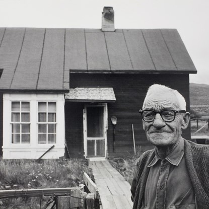 Mr. Asmus, Retired Railroad Worker, Sargents, Colorado by Myron Wood