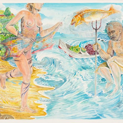 A Boat with Avacados by Lee Baxter Davis