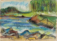 Lee, Marjorie E. (Johnson), Forest Stream