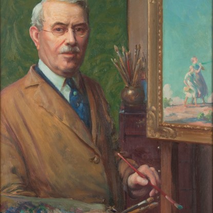 Portrait of the Artist by Charles Courtney Curran