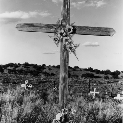 The Old Cemetery, New Mexico by Myron Wood