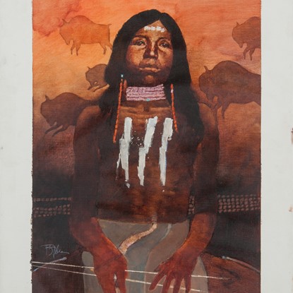 Young Brave by Bart Forbes