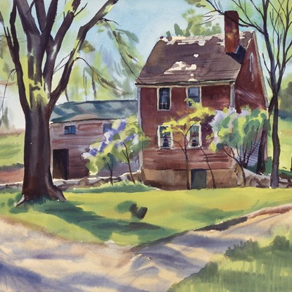 The Forks in April by Dwight Shepler