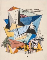 Kinzinger, Edmund D., Untitled (Ocean Landscape)