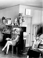 Wood, Myron, Bus Stop, Colorado/New Mexico Border