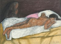 Barnett, Vera, Study for Classical Plastique:  Spirit Watching (after Spirit of the Dead Watching (Manao Tupapau) by Paul Gauguin)