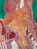 Huband, Otis, Interior with Figures