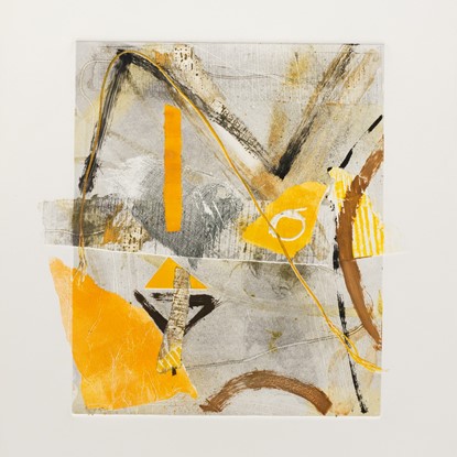 Black/Yellow 3 by Cecelia Feld