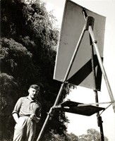 Albok, John, Artist Easel