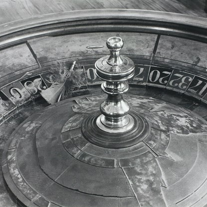 Roulette Wheel, Central City, Colorado by Myron Wood